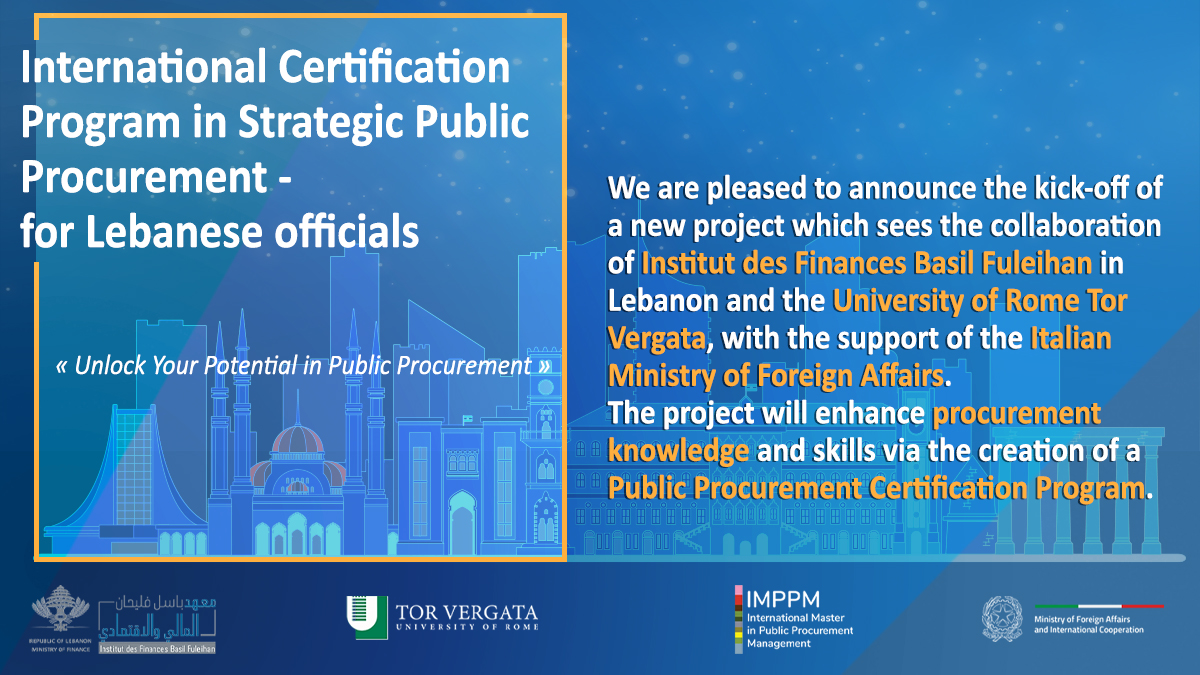 Certification Program in Strategic Public Procurement